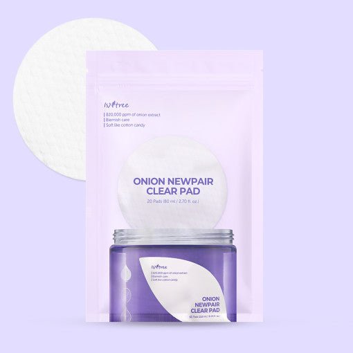 Isntree Onion Newpair Clear Pad (REFILL) 80ml (20ea) - Daebak