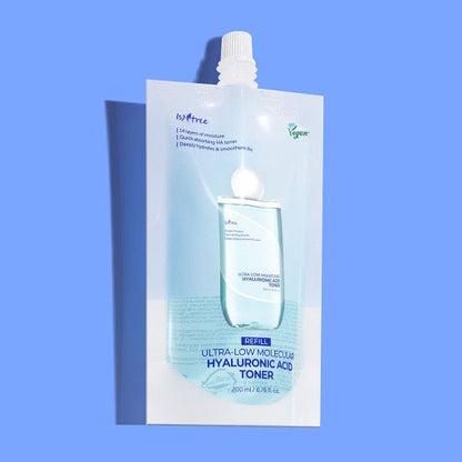 Isntree Ultra-Low Molecular Hyaluronic Acid Toner (REFILL) 200ml - Daebak