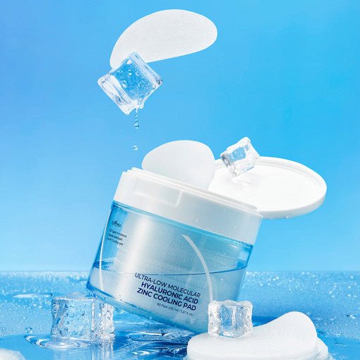 Isntree Ultra-Low Molecular Hyaluronic Acid Zinc Cooling Pad 150ml(60P) - Daebak