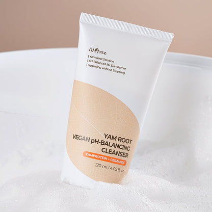 Isntree Yam Root Vegan pH-balancing Cleanser 120ml - Daebak