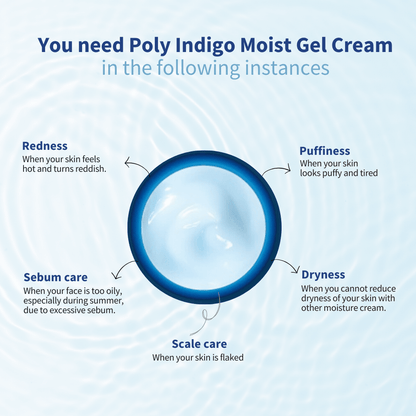 [JEJU INDI] Indigo Moist Gel Cream 80g - Daebak
