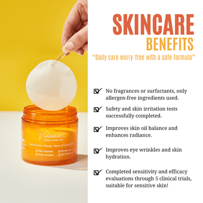 [JEJU INDI] Vitamin C Glossy Jumbo Pad 160ml - Daebak