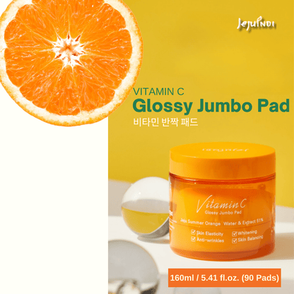 [JEJU INDI] Vitamin C Glossy Jumbo Pad 160ml - Daebak