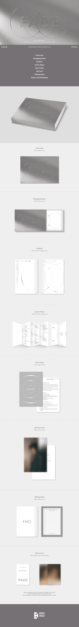 Jimin of BTS Face Weverse Album Version - Daebak