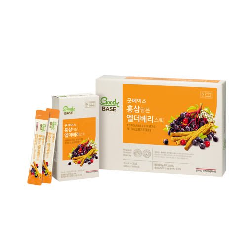 [Jung Kwan Jang] Good Base Korean Red Ginseng with Elderberry 10ml*30Sticks - Daebak