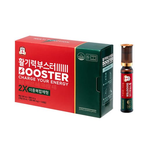 [Jung Kwan Jang] Hwal Gi Ruk Korean Red Ginseng Vital Tonic Liquid (20mL*14 bottles/Tablets400mg*14 tablets) - Daebak