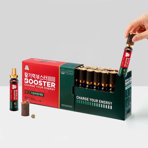 [Jung Kwan Jang] Hwal Gi Ruk Korean Red Ginseng Vital Tonic Liquid (20mL*14 bottles/Tablets400mg*14 tablets) - Daebak