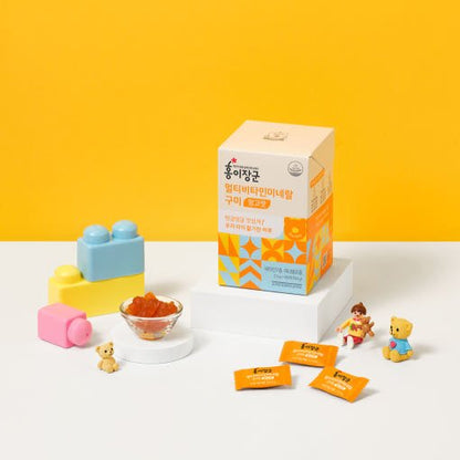 [Jung Kwan Jang] Kid Multivitamin & Mineral Gummies #Mango Flavor 2.5g*60ea - Daebak