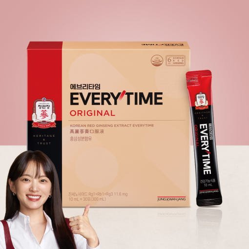 [Jung Kwan Jang] Korean Red Ginseng EveryTime 10mg*30Packs - Daebak