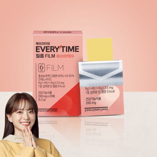 [Jung Kwan Jang] Korean Red Ginseng Extract Every Time FILM (260mg*20Sheets) - Daebak