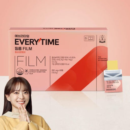 [Jung Kwan Jang] Korean Red Ginseng Extract Every Time FILM (260mg*60Sheets) - Daebak