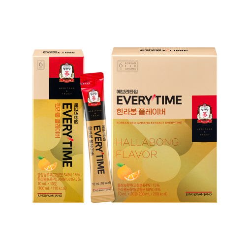 [Jung Kwan Jang] Korean Red Ginseng Extract Every Time Hallabong Flavor (10ml*20 Sticks) - Daebak