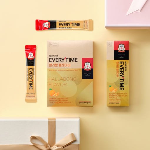 [Jung Kwan Jang] Korean Red Ginseng Extract Every Time Hallabong Flavor (10ml*20 Sticks) - Daebak