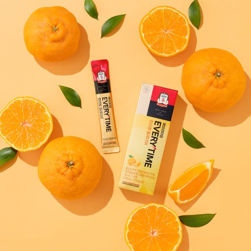 [Jung Kwan Jang] Korean Red Ginseng Extract Every Time Hallabong Flavor (10ml*20 Sticks) - Daebak