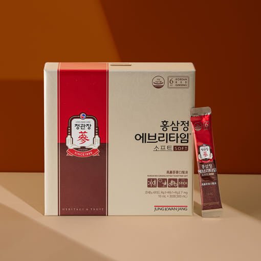 [Jung Kwan Jang] Korean Red Ginseng Extract EveryTime Soft 10mg*30Packs - Daebak