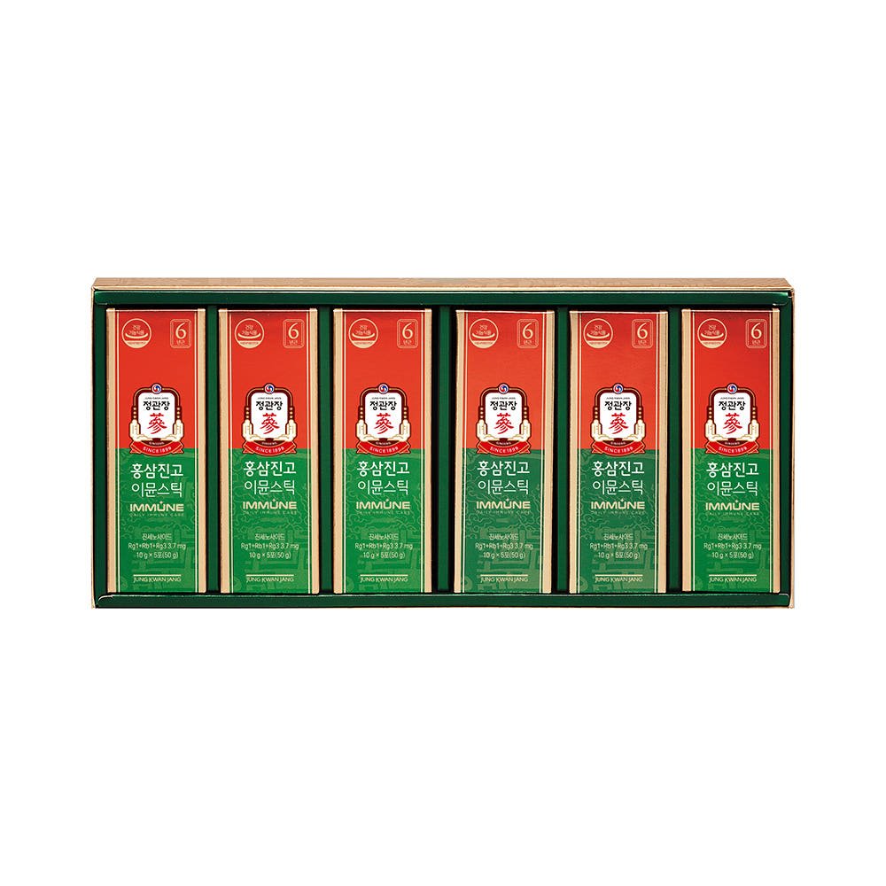 [Jung Kwan Jang] Korean Red Ginseng Extract Jin Go IMMUNE Stick 10g*30ea - Daebak