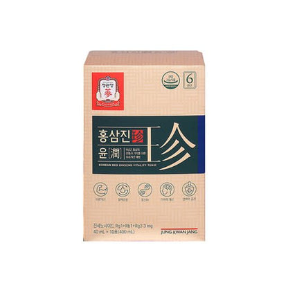 [Jung Kwan Jang] Korean Red Ginseng Extract JinYoon 40ml*30ea - Daebak
