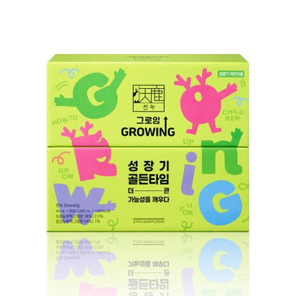 [Jung Kwan Jang] Korean Red Ginseng Extract Kid CheonNok GROWING 40ml*30ea - Daebak