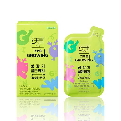[Jung Kwan Jang] Korean Red Ginseng Extract Kid CheonNok GROWING 40ml*30ea - Daebak
