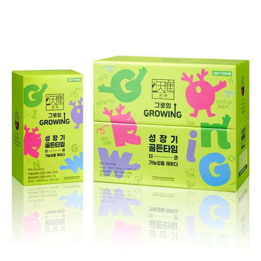 [Jung Kwan Jang] Korean Red Ginseng Extract Kid CheonNok GROWING 40ml*30ea - Daebak