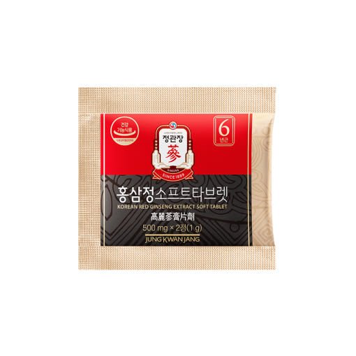 [Jung Kwan Jang] Korean Red Ginseng Extract SOFT TABLET 500mg*60ea(30g) - Daebak