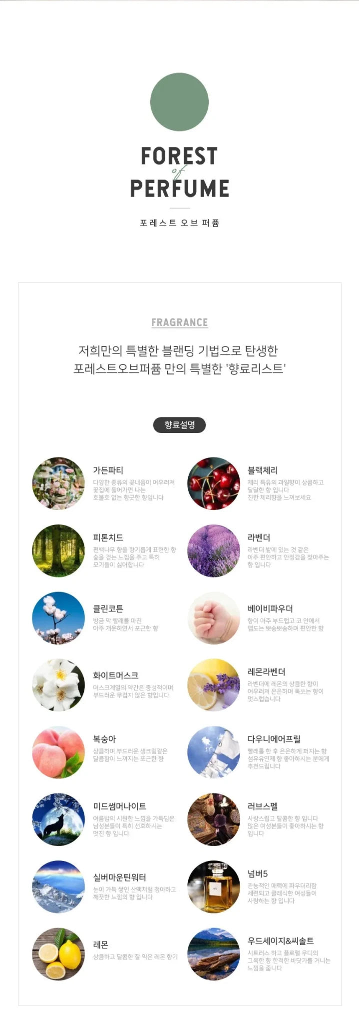 (Jungkook's Pick!) Forest of Perfume Natural Soy Candle (Downy April) 750g - Daebak