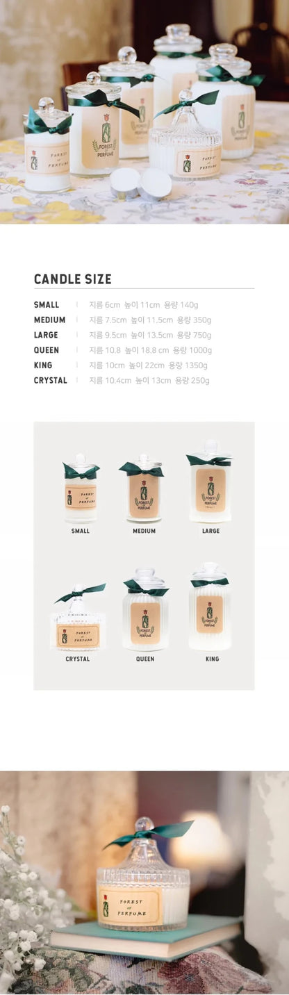 (Jungkook's Pick!) Forest of Perfume Natural Soy Candle (Downy April) 750g - Daebak