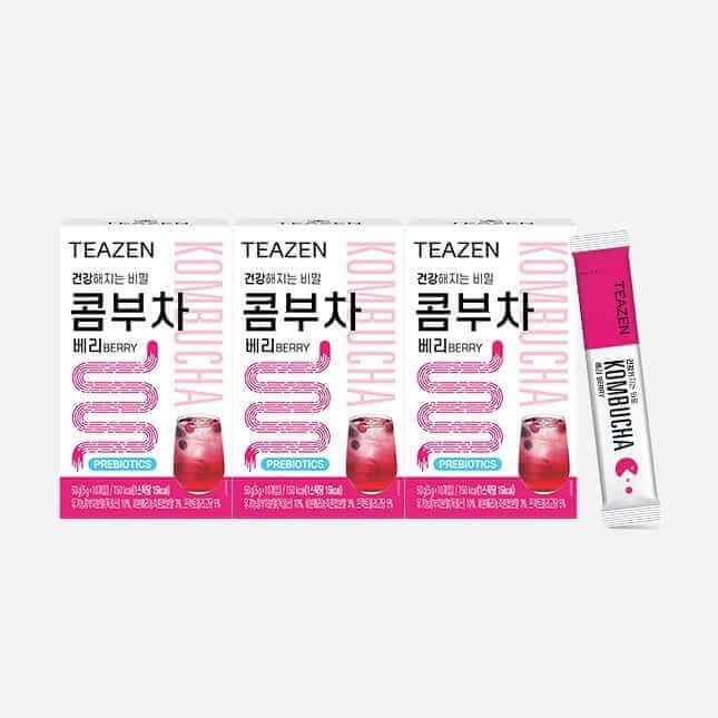 (Jungkook's Pick!) TEAZEN Kombucha 30 Sticks (50gx3) - Daebak
