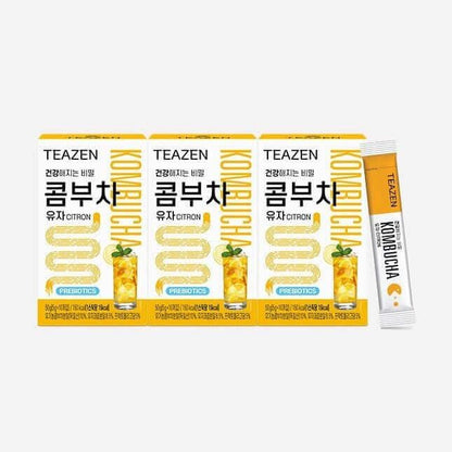 (Jungkook's Pick!) TEAZEN Kombucha 30 Sticks (50gx3) - Daebak