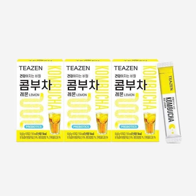 (Jungkook's Pick!) TEAZEN Kombucha 30 Sticks (50gx3) - Daebak