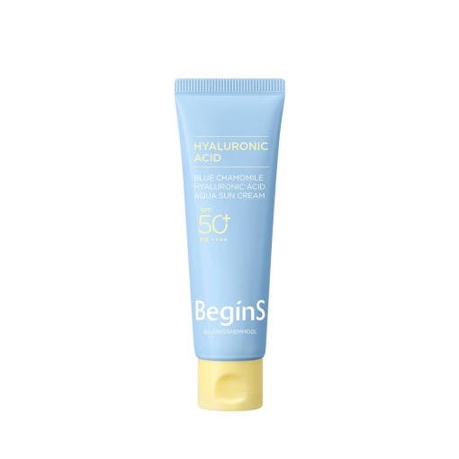 JUNGSAEMMOOL Blue Chamomile Hyaluronic Acid Aqua Sun Cream SPF 50+ PA++++ 50ml - Daebak