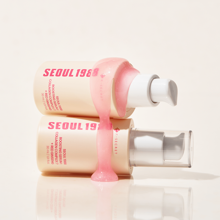 K-SECRET SEOUL 1988 BOOSTING SERUM : COLLAGEN COMPLEX 7 + RED GINSENG 30ml - Daebak