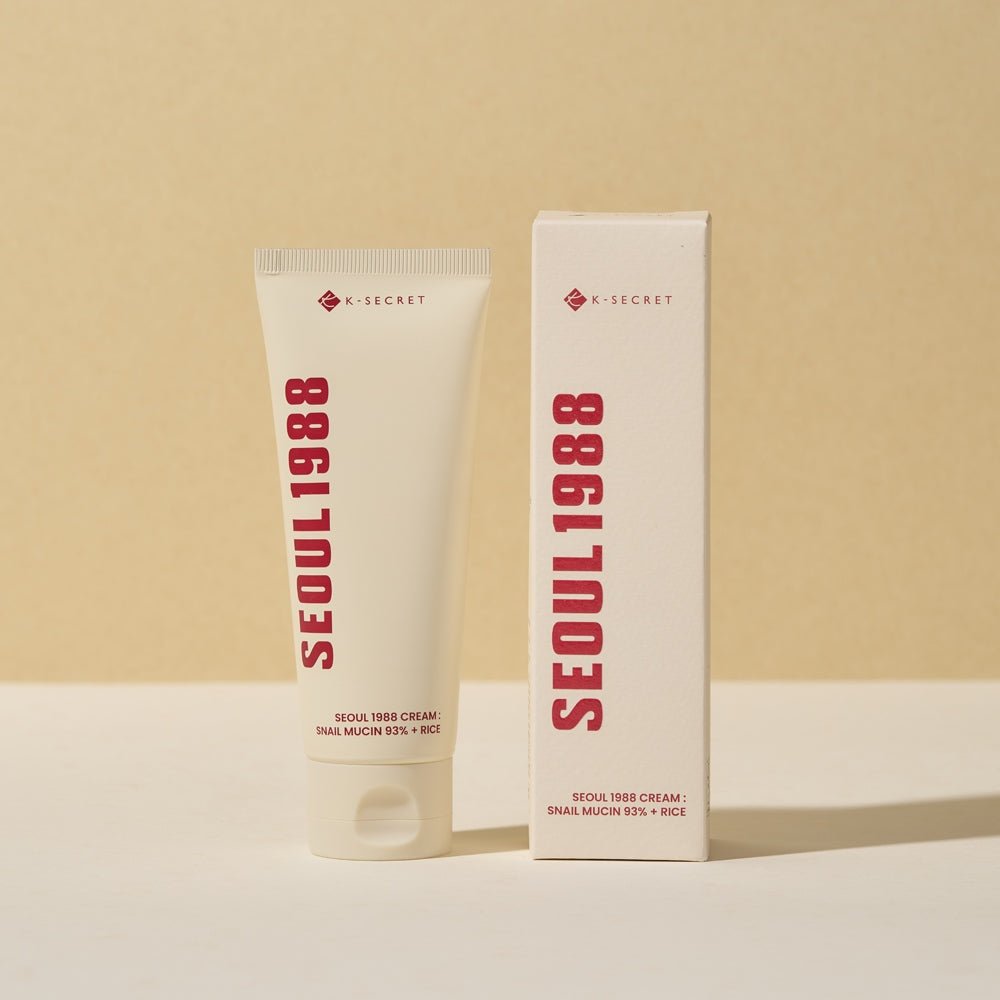 K-SECRET SEOUL 1988 Cream : Snail Mucin 93% + Rice 100ml - Daebak