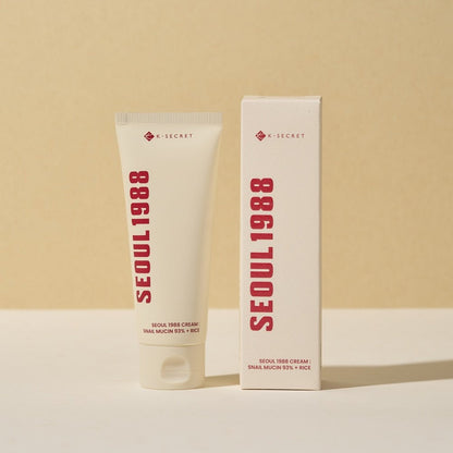 K-SECRET SEOUL 1988 Cream : Snail Mucin 93% + Rice 100ml - Daebak
