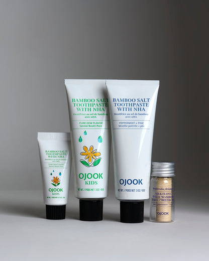 Kids Bamboo Salt Toothpaste with nHA - Pure Dew - Daebak