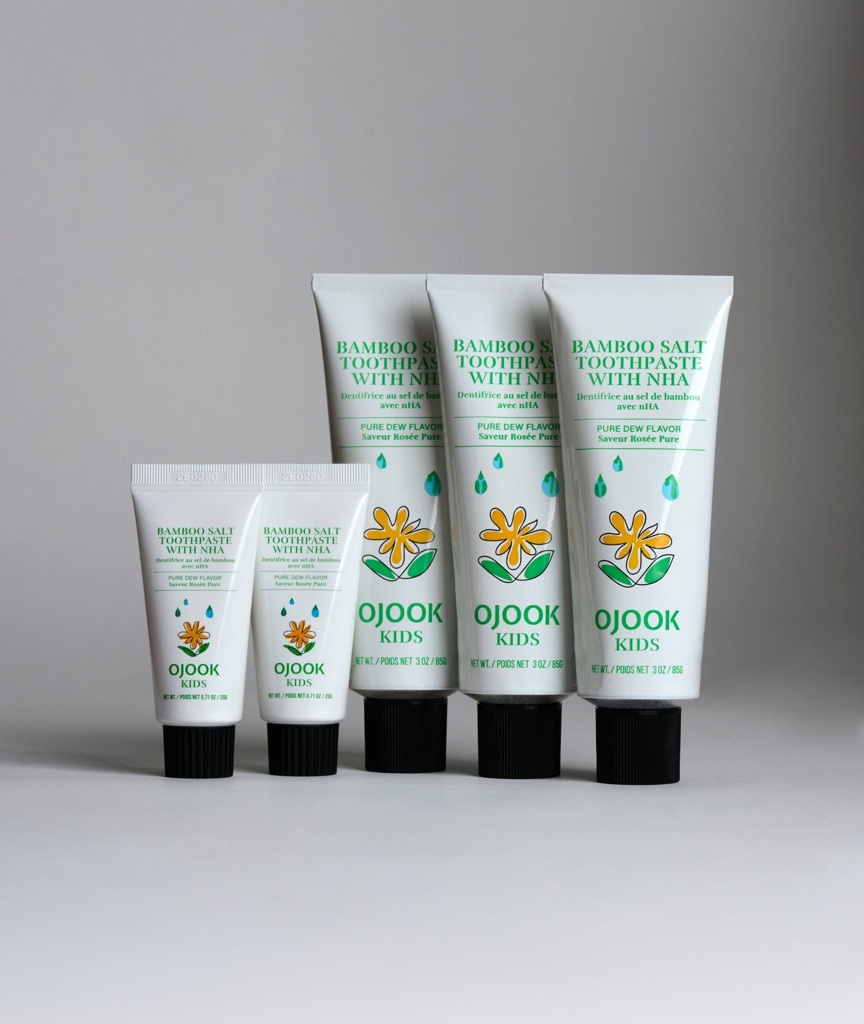 Kids Bamboo Salt Toothpaste with nHA - Pure Dew - Daebak