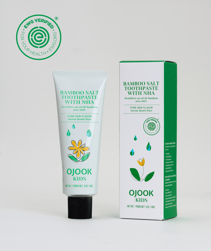 Kids Bamboo Salt Toothpaste with nHA - Pure Dew - Daebak