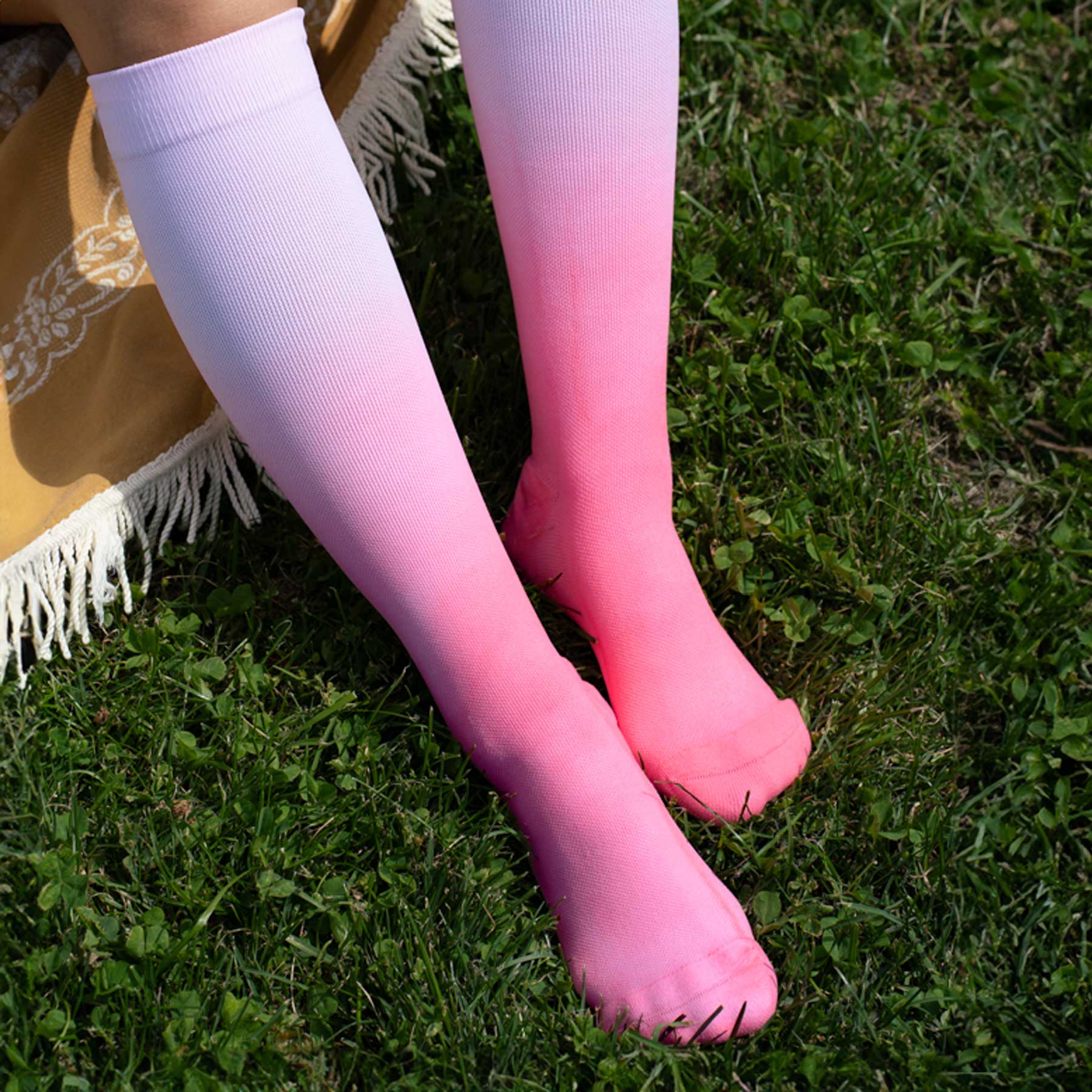Knee-High Compression Socks - Ombre - Daebak
