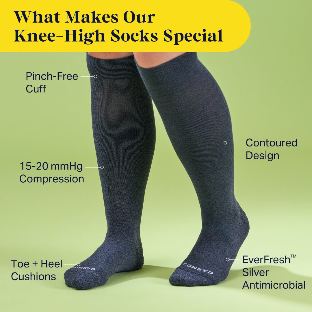 Knee-High Compression Socks - Solid - Daebak