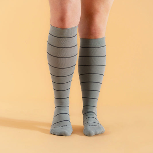 Knee-High Compression Socks - Stripes - Daebak