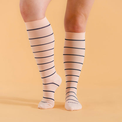 Knee-High Compression Socks - Stripes - Daebak