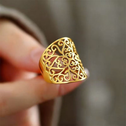 Korean Artistic Adjustable Index Finger Little Rings - Daebak