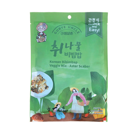 Korean Bibimbap Veggie Mix Aster Scaber (1.05 oz) - Daebak