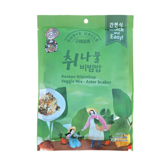 Korean Bibimbap Veggie Mix Aster Scaber (1.05 oz) - Daebak