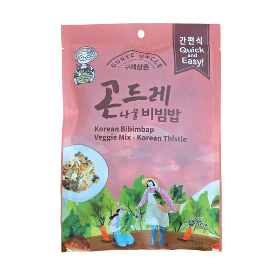 Korean Bibimbap Veggie Mix Korean Thistle (30g, 1.05 oz) - Daebak