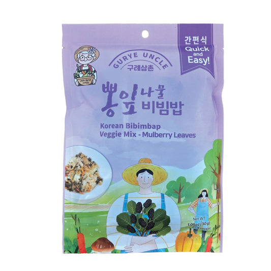 Korean Bibimbap Veggie Mix Mulberry Leaves (1.05 oz) - Daebak