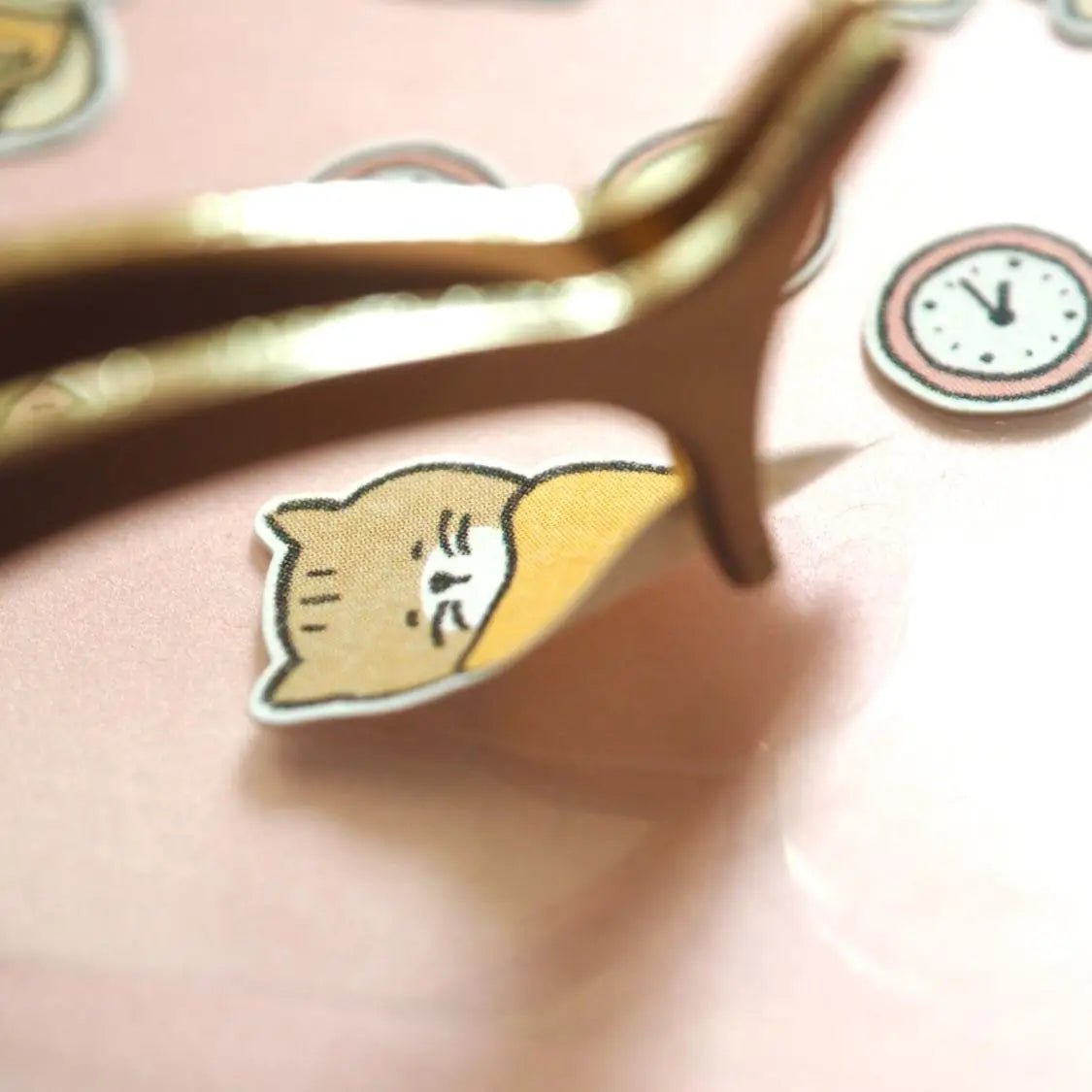 Korean Cat Daily Life Sticker Pack | Scrapbooking and Journal Decor - Daebak