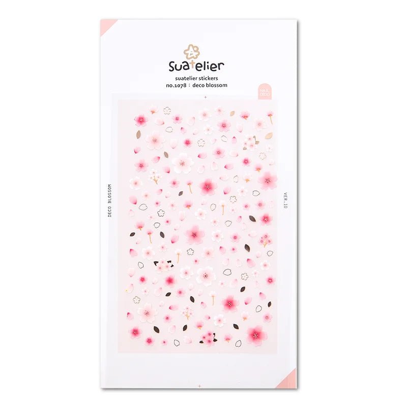 Korean Cherry Blossom Petal Stickers | Sakura Scrapbook and Stationery Set - Daebak