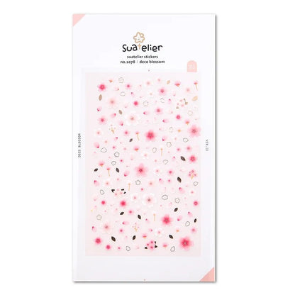 Korean Cherry Blossom Petal Stickers | Sakura Scrapbook and Stationery Set - Daebak
