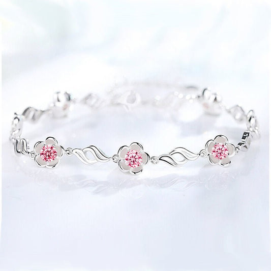 Korean Girlfriends Five Flowers Sweet Super Fairy Small Gifts Bracelets - Daebak